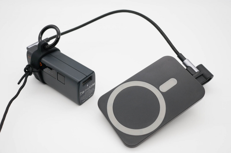 車載用MagSafe充電器にベルトクリックをつけただけの自作ウェアラブルMagSafe充電器