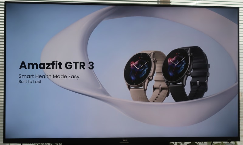 アルミニウム製ケースを採用したAmazfit GTR 3