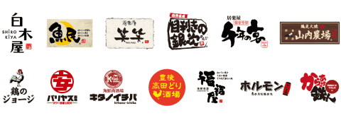 モンテローザが運営する店舗