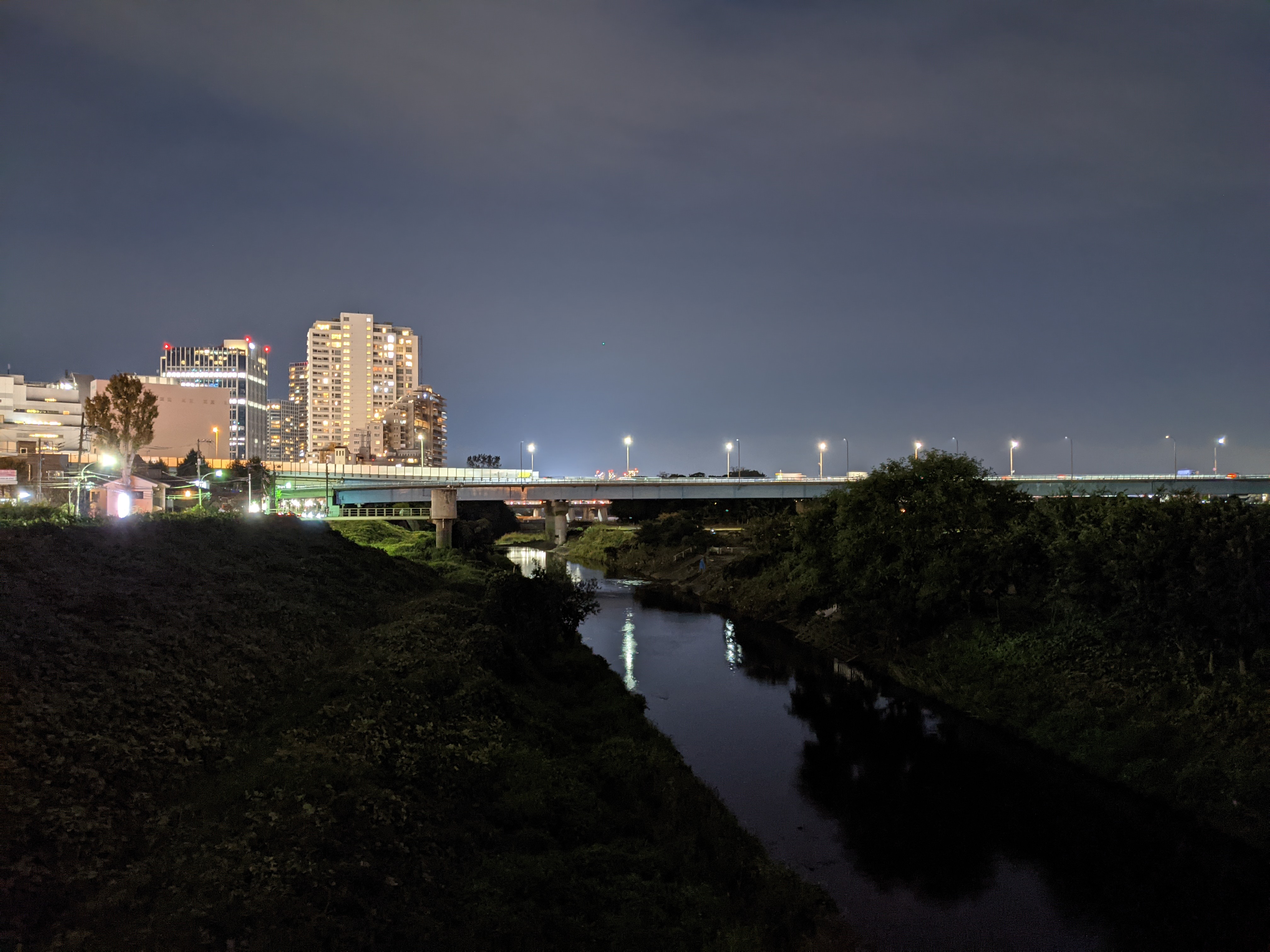 「Pixel 5」はどうだろうか。やや暗部を持ち上げる傾向が強く、見た目よりだいぶ明るく写っている。また色も補正が強く感じられる。「明るく写せる」という意味ではいい端末だ