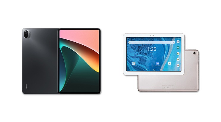 左：「Xiaomi Pad 5」、右：「ATab-1」
