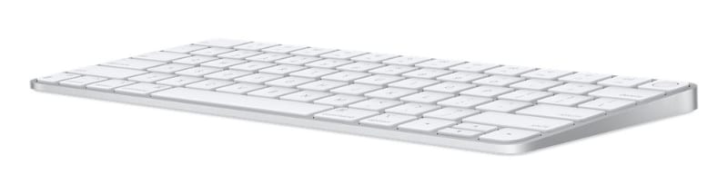 サイズは高さ0.41～1.09×幅27.89×奥行き11.49cmで、重量は243g。従来のMagic Keyboardとその薄さや質感は同様だ