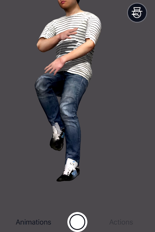 普段はしない（できない）アクロバティックなダンスを筆者の3Dモデルで披露