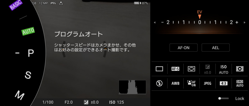 プログラムオート