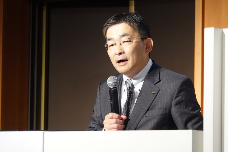 KDDI代表取締役社長の高橋 誠氏（10月のKDDI決算説明会より）
