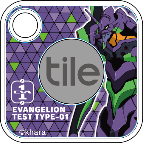 忘れ物防止タグ「Tile」の「エヴァンゲリオン」コラボモデルが