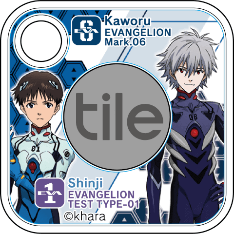 エヴァンゲリオン スマートトラッカー tile Mate Book 4種 エヴァンゲリオン スマートトラッカー tile Mate Book 4種
