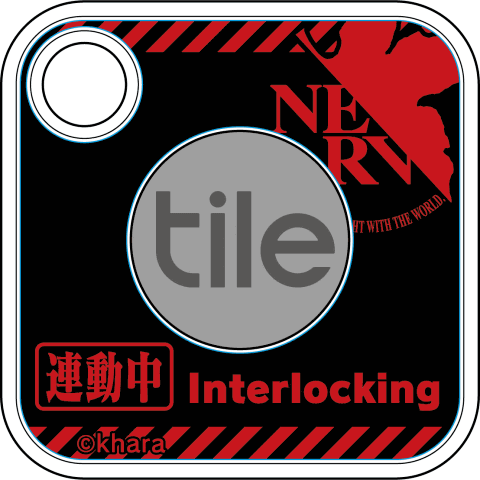 忘れ物防止タグ「Tile」の「エヴァンゲリオン」コラボモデルが