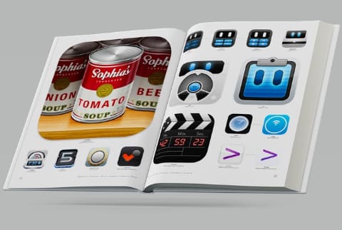 iOSアプリアイコンのデザイン集「The iOS App Icon Book」のクラウド