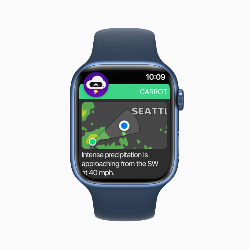 ベストApple Watch App「Carrot Weather」