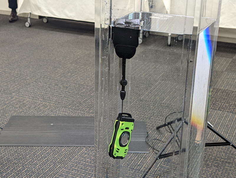 水に沈めても問題ない