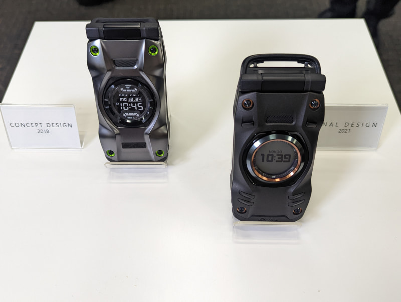 左：2018年のコンセプトモデル、右：最終的なデザイン