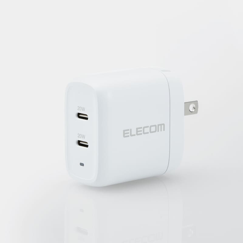 USB Power DeliveryAC充電器（40W C×2）