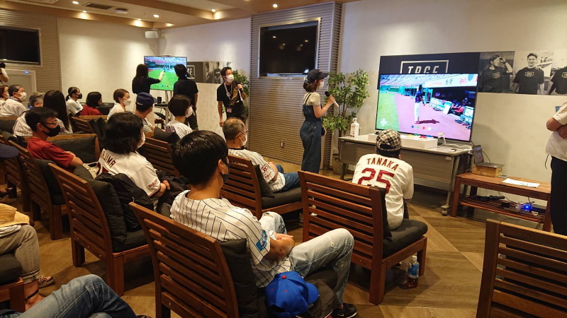 リモートでの打撃練習見学会