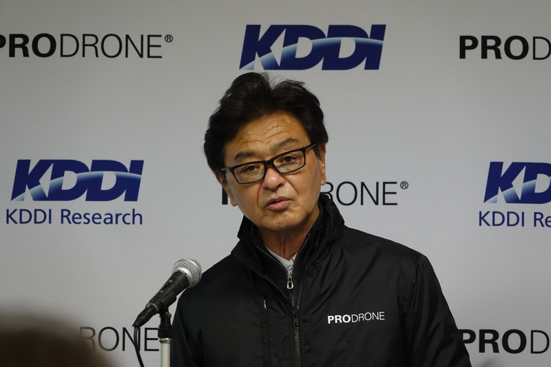 プロドローン 取締役 副社長の菅木 紀代一氏