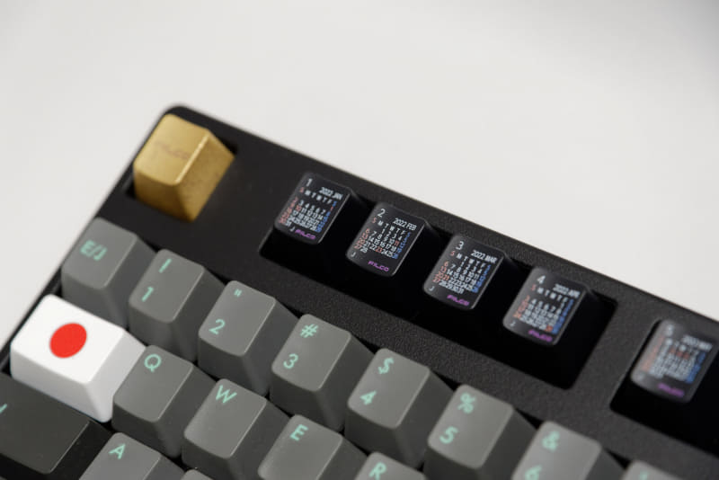 キーボードをカレンダーにしてしまうキーキャップ