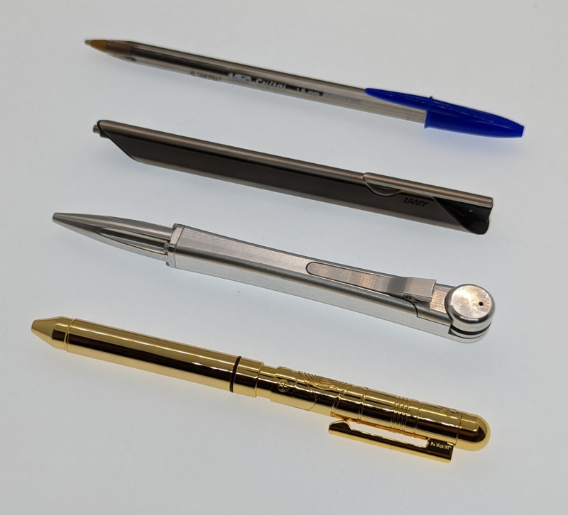 静音が最重要項目なら世界にはキャップ式、回転式からノック式まで静かなボールペンはいろいろある