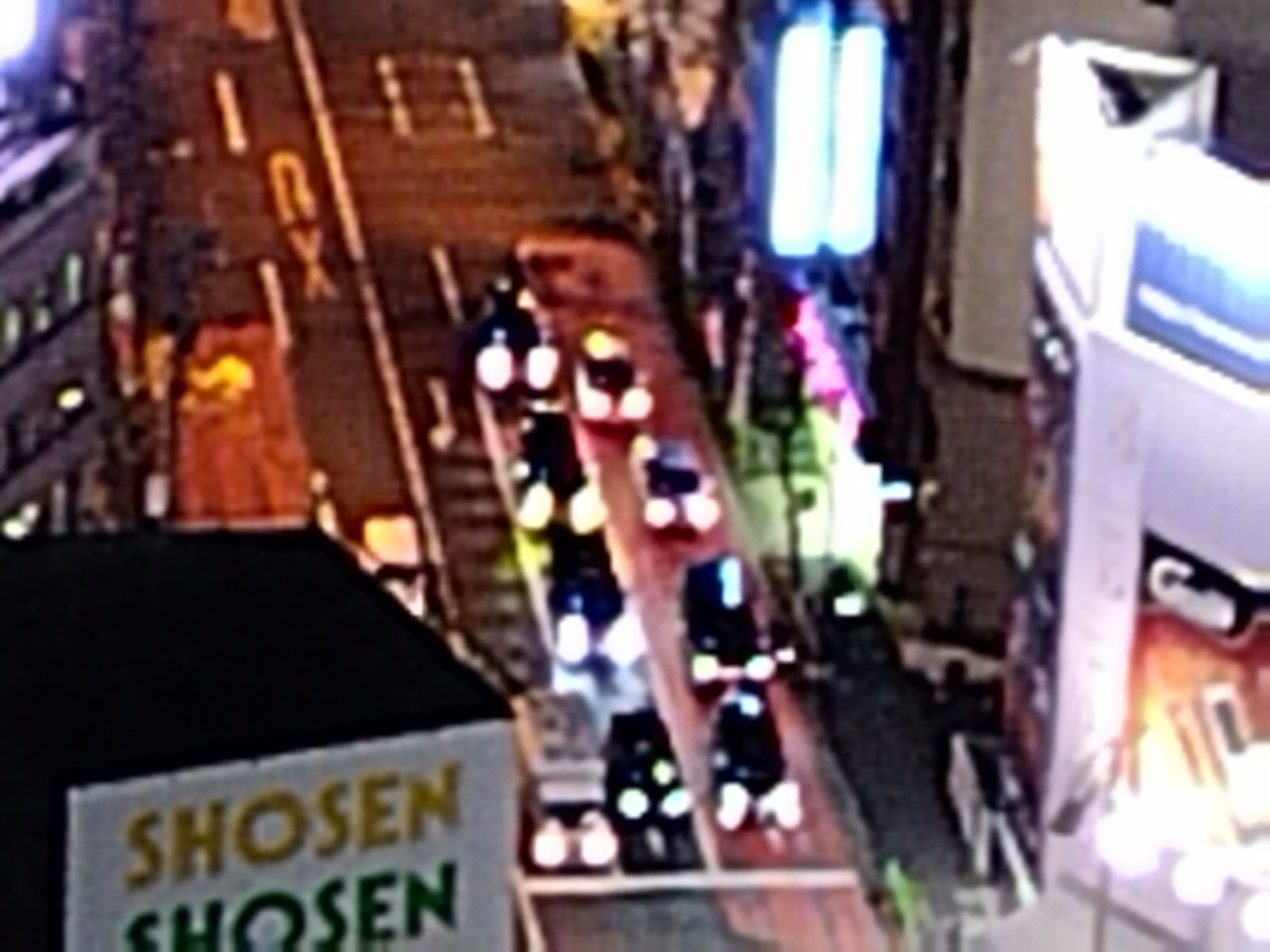 「夜景」モード、最高倍率で撮影