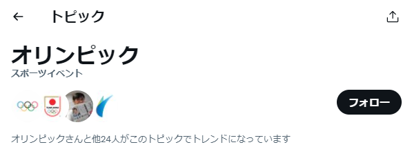 Twitterの「トピック」