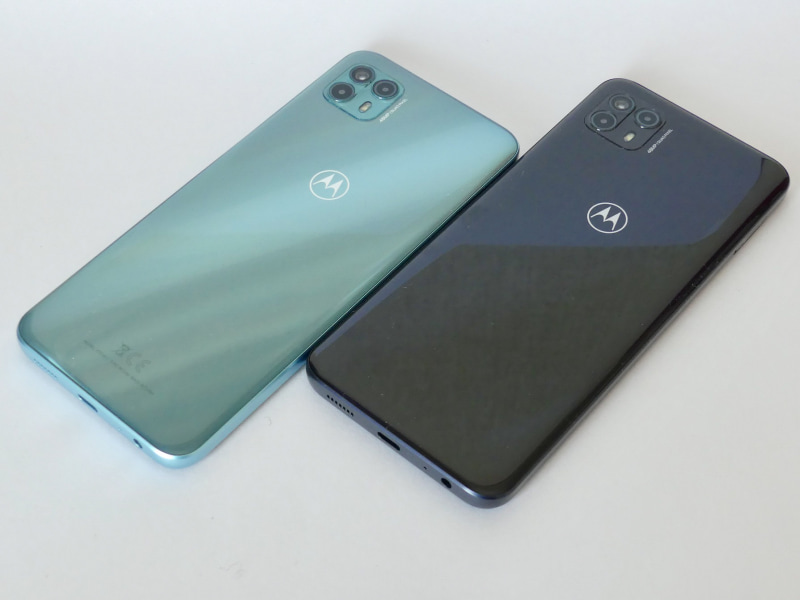 モトローラ製の5G対応Androidスマートフォン「moto g50 5G」は、今、スマホに求められる機能をしっかり搭載しているモデル。カラーはメテオグレイとテンダーグリーン。