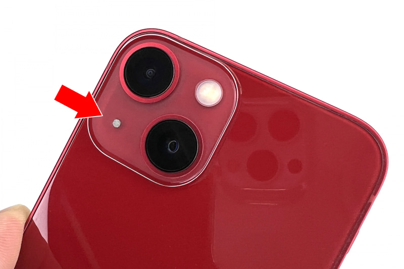 動画撮影時にはカメラ近くのマイクが使われるようだ