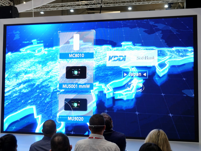 ZTEはKDDIおよびソフトバンクに製品を納入。その実績も披露された