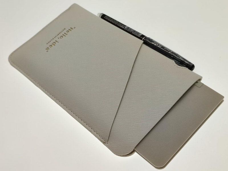 BUTTERFLY BOARDは手前の縫った側面では無く上から引っ張り出す