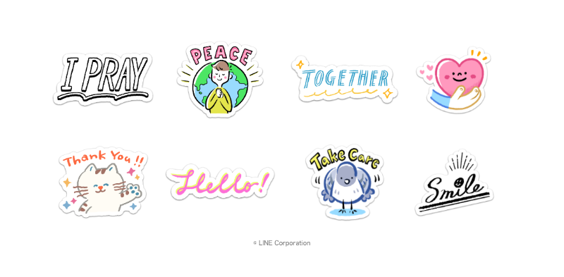 PEACEスタンプ