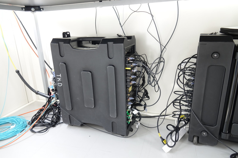 4DREPLAYに必要な機材。過去に取り上げた「アイスクロス」での配信時からさらにコンパクト化されていることが伺える