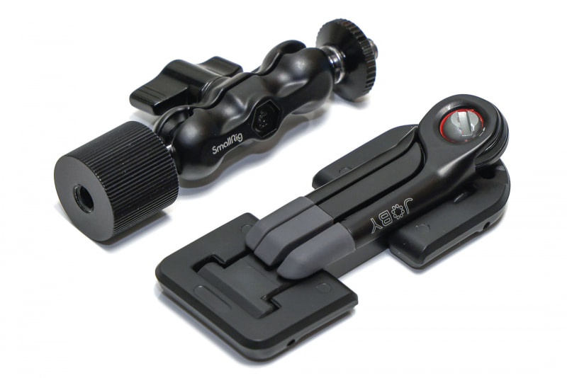 グリップタイトONEマイクロスタンドと追加パーツのそれぞれを個別にすれば、まずまずコンパクト。