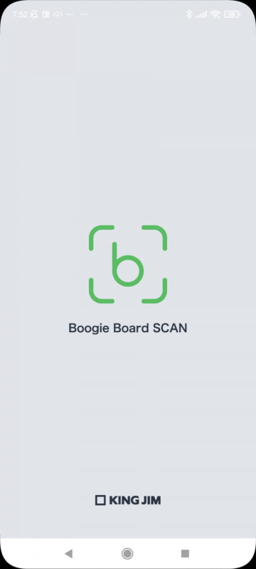 Boogie Board ScanアプリでBoogie Boardに記述した内容をスマホにスキャン出来る