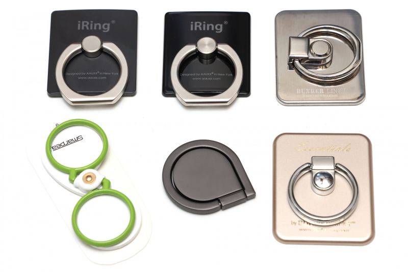 あら〜こんなの出てきちゃった〜。スマホリング各種。数年前……ていうか4〜5年くらい前はよく使った。