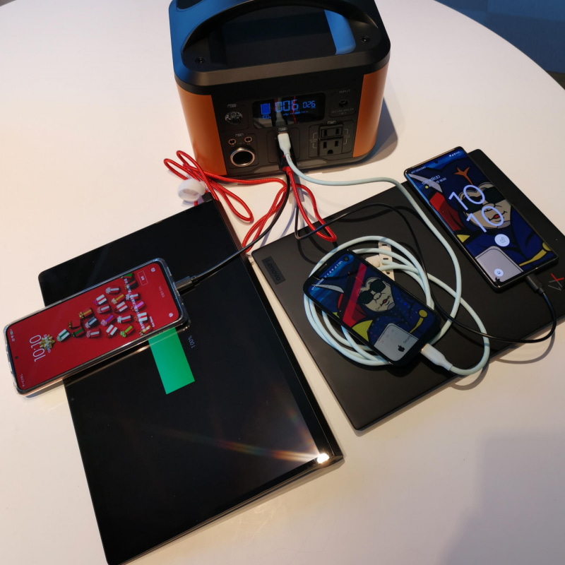 被災停電時の情報機器専用の緊急充電器という位置づけが最も有効だ