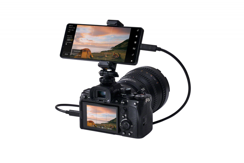 外部カメラを使った撮影／配信イメージ