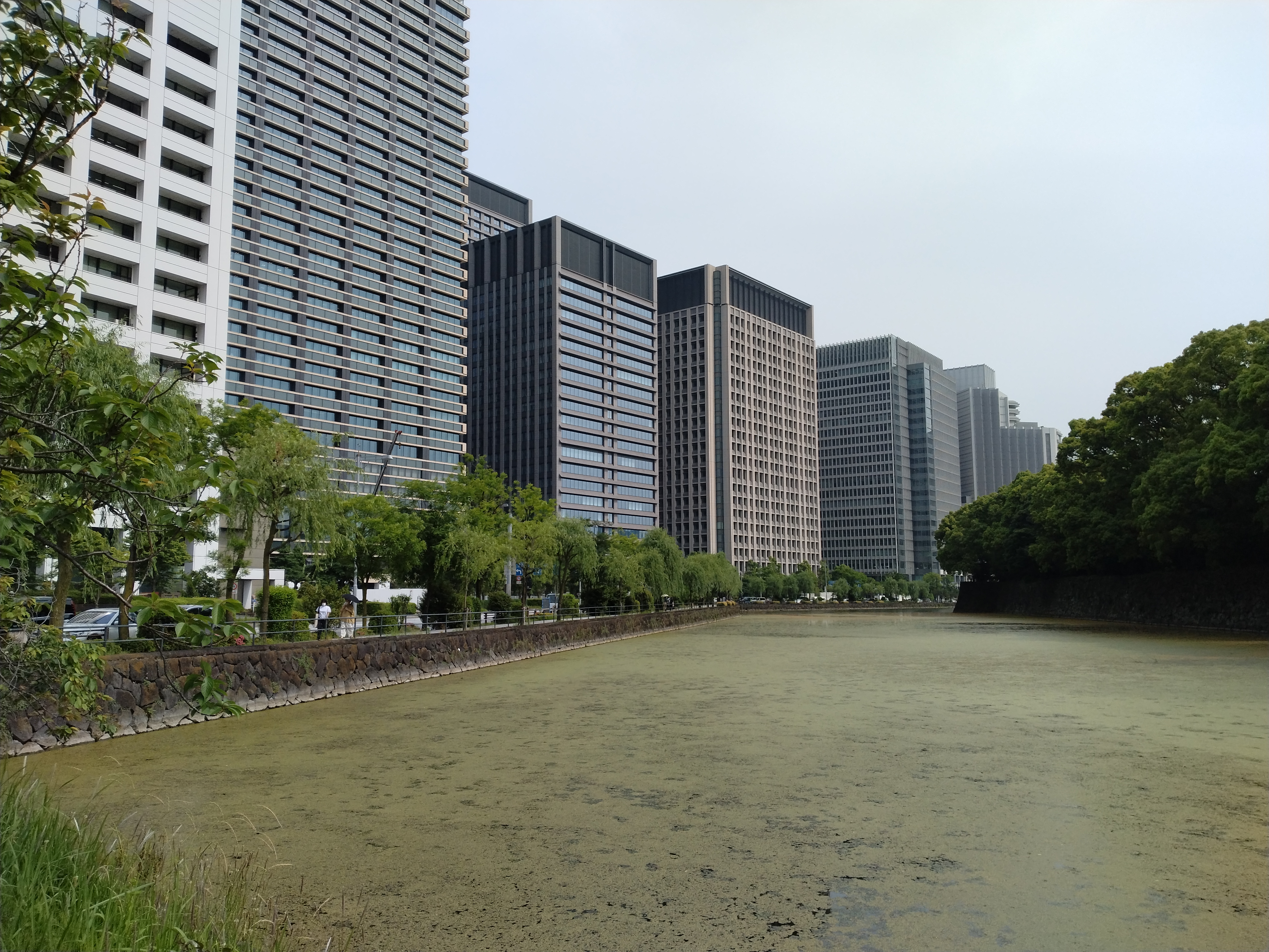 風景（右は最大倍率まで拡大したところ）