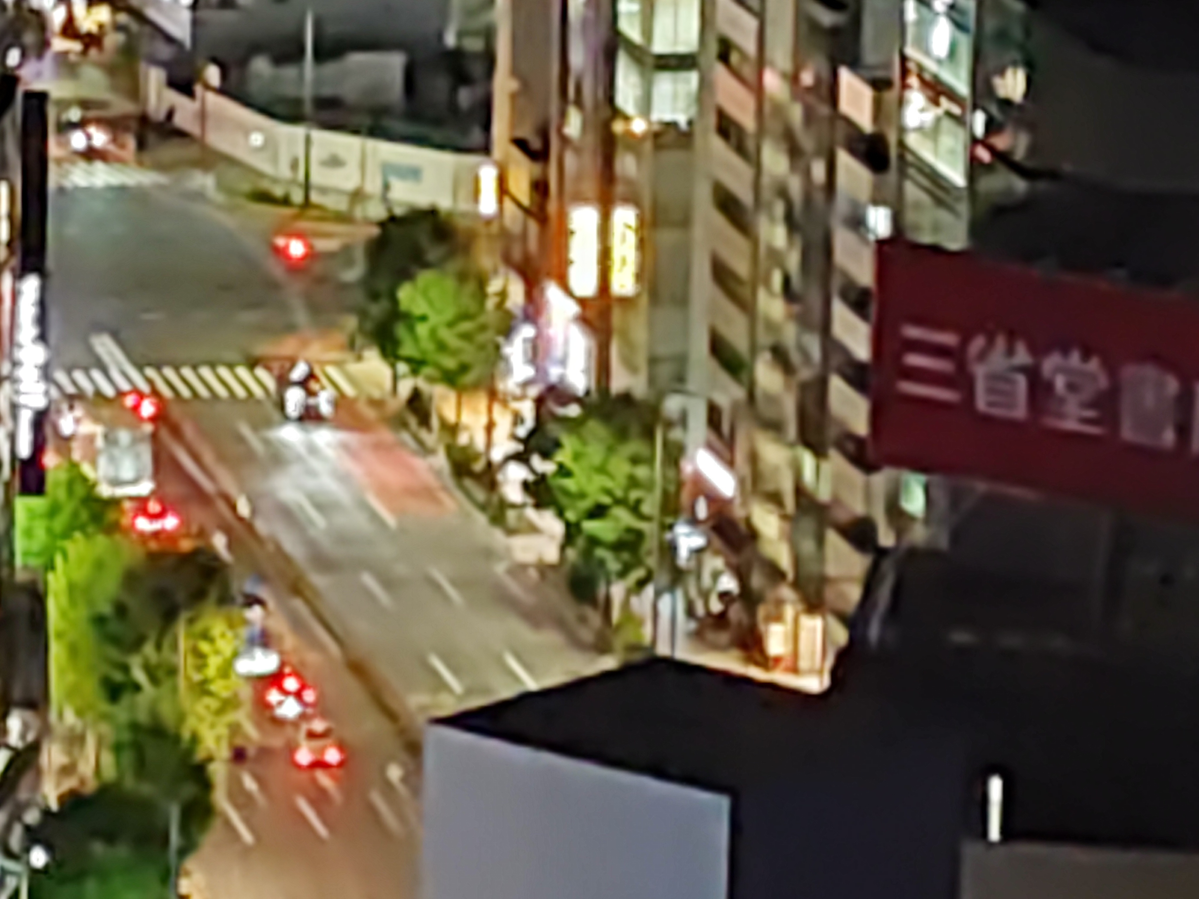 10倍でナイトビジョン撮影