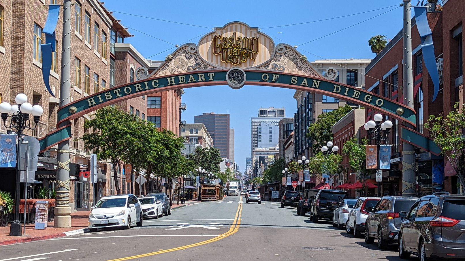 米カリフォルニア州サンディエゴ中心部の歓楽街「Gaslamp Quarter」
