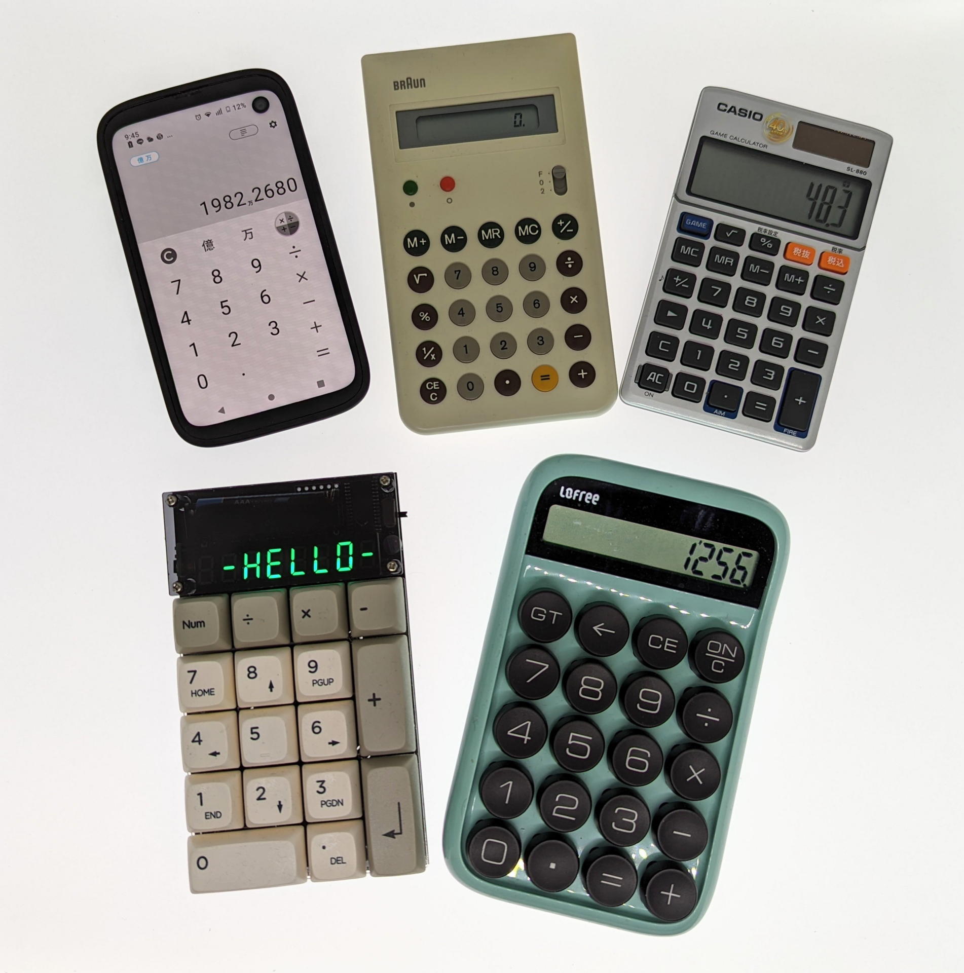 寄り道はあっても電卓は電卓の世界だけで数十年以上成長してきた製品だ