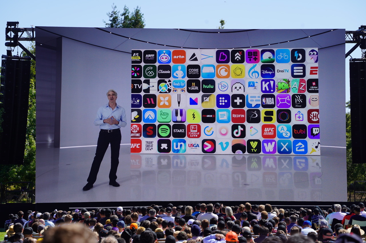 WWDC22でアプリの方向性について語るクレイグ・フェデレギ上級副社長