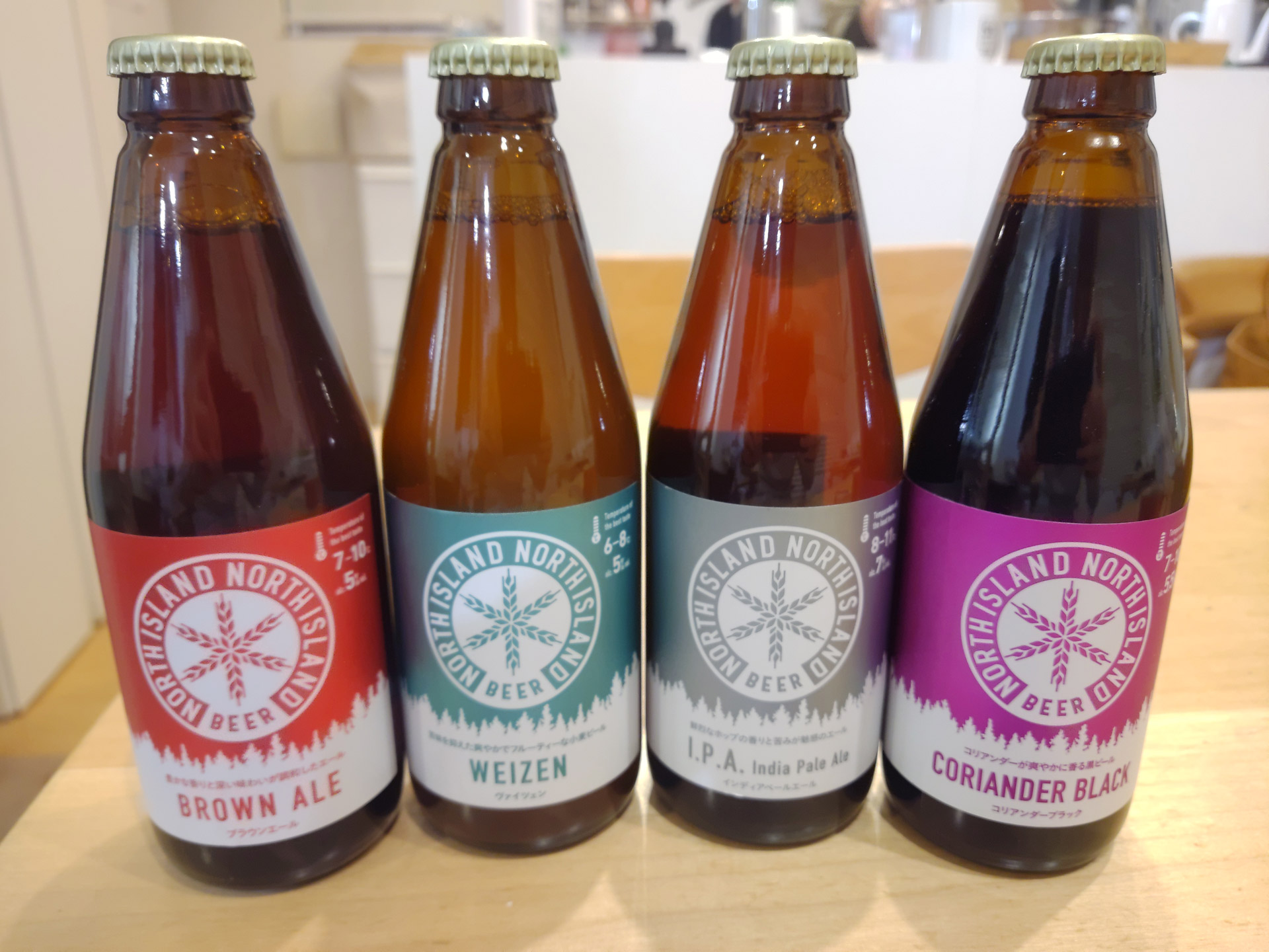 故郷のふるさと納税の返礼品でＳＯＣブルーイングの「NORTH ISLAND BEER」もいただいたりした