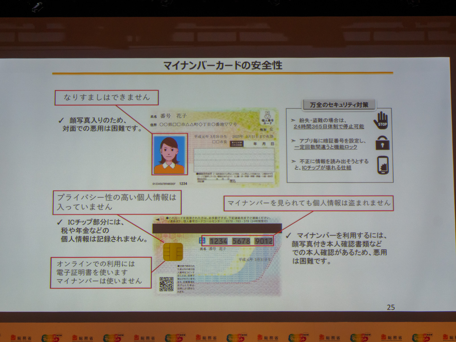 総務省による安全性の説明