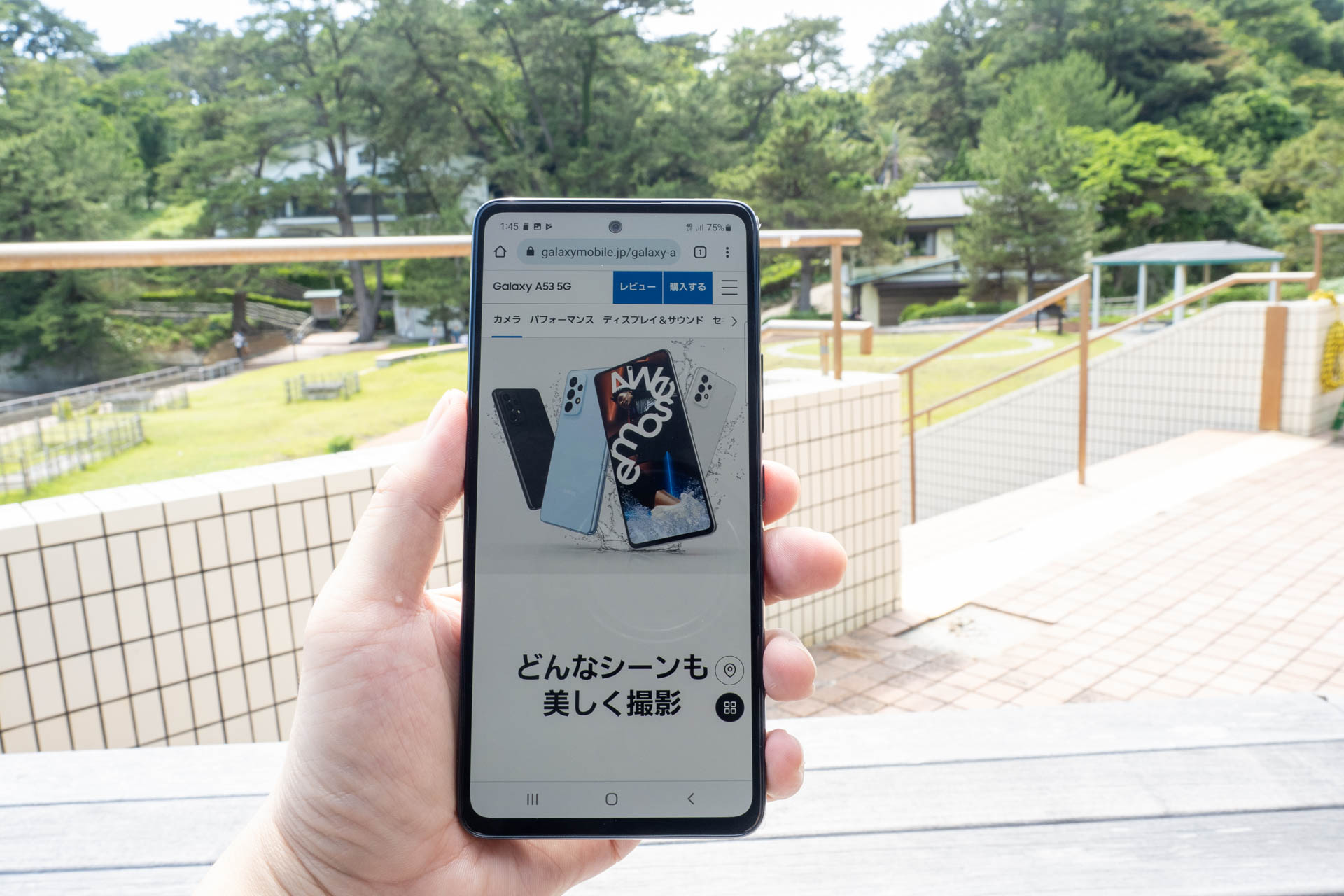 輝度100％の状態は、はっきりと表示され閲覧しやすい
