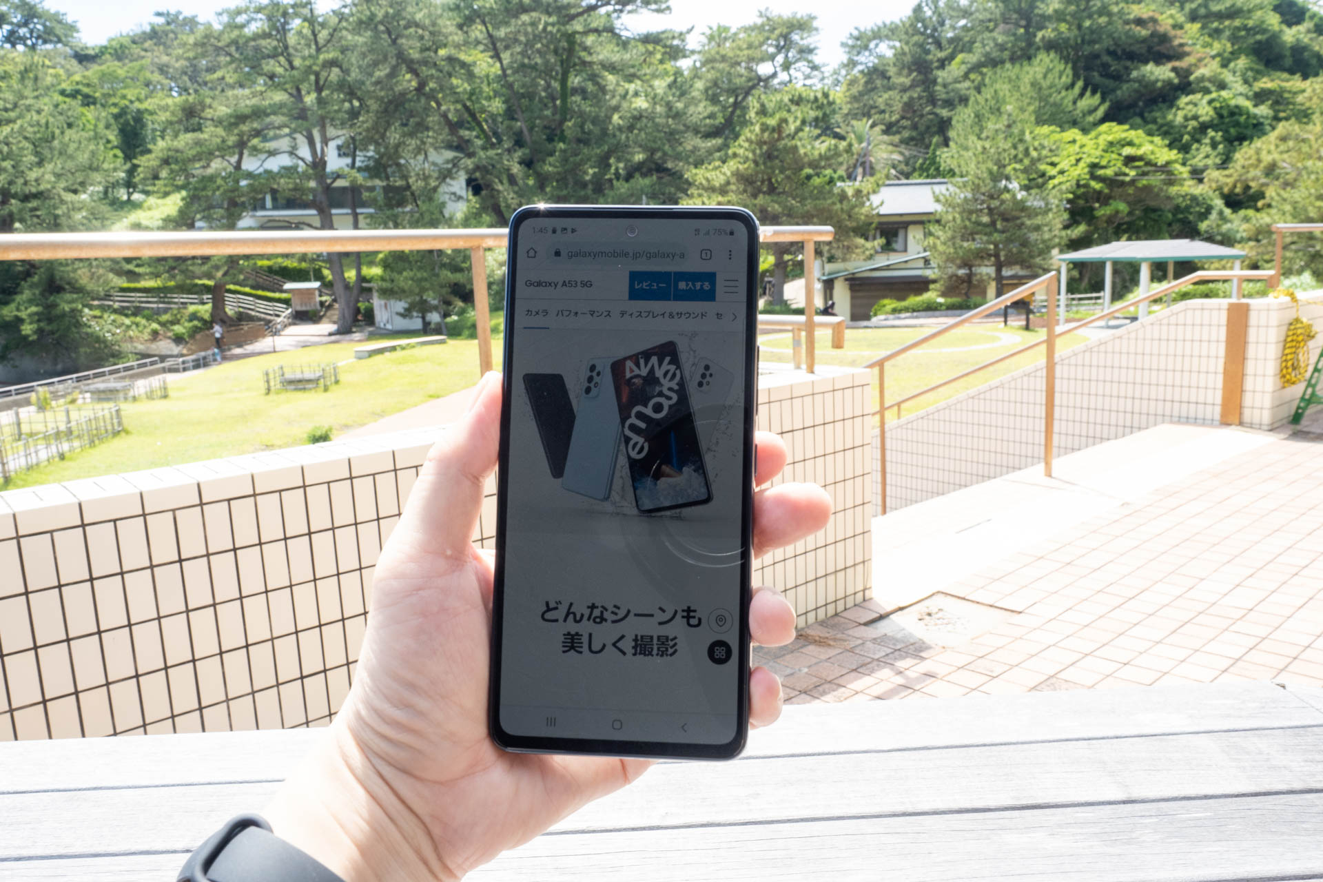 輝度50％では、やはり暗くはなるものの、文字などを視認できないわけではなく、使用には問題ないレベル
