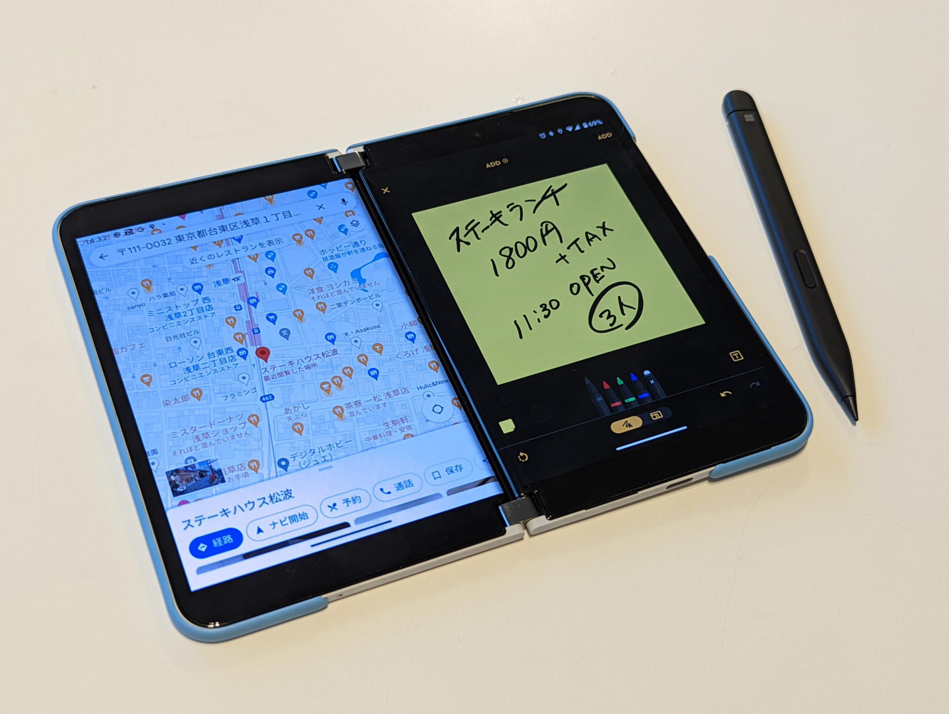 筆者の普段使いの手書きはレガシーなアナログのAmazonスタンダードのリーガルパッドや文具好きの仲間と一緒にツバメノート社とコラボして企画制作したThinking Power Notebookの両者だ。加えて電子デバイス系はE-Inkパネル搭載の富士通QuadernoやBOOX Nova Air C（カラーモデル）等を日々並行的に愛用している。