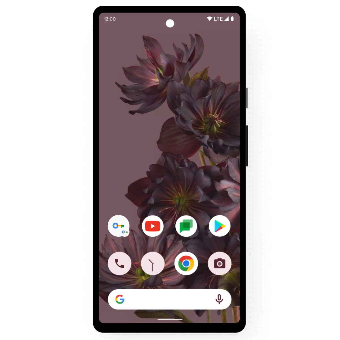 Androidのホーム画面にパスワードマネージャーへのショートカットを配置可能に