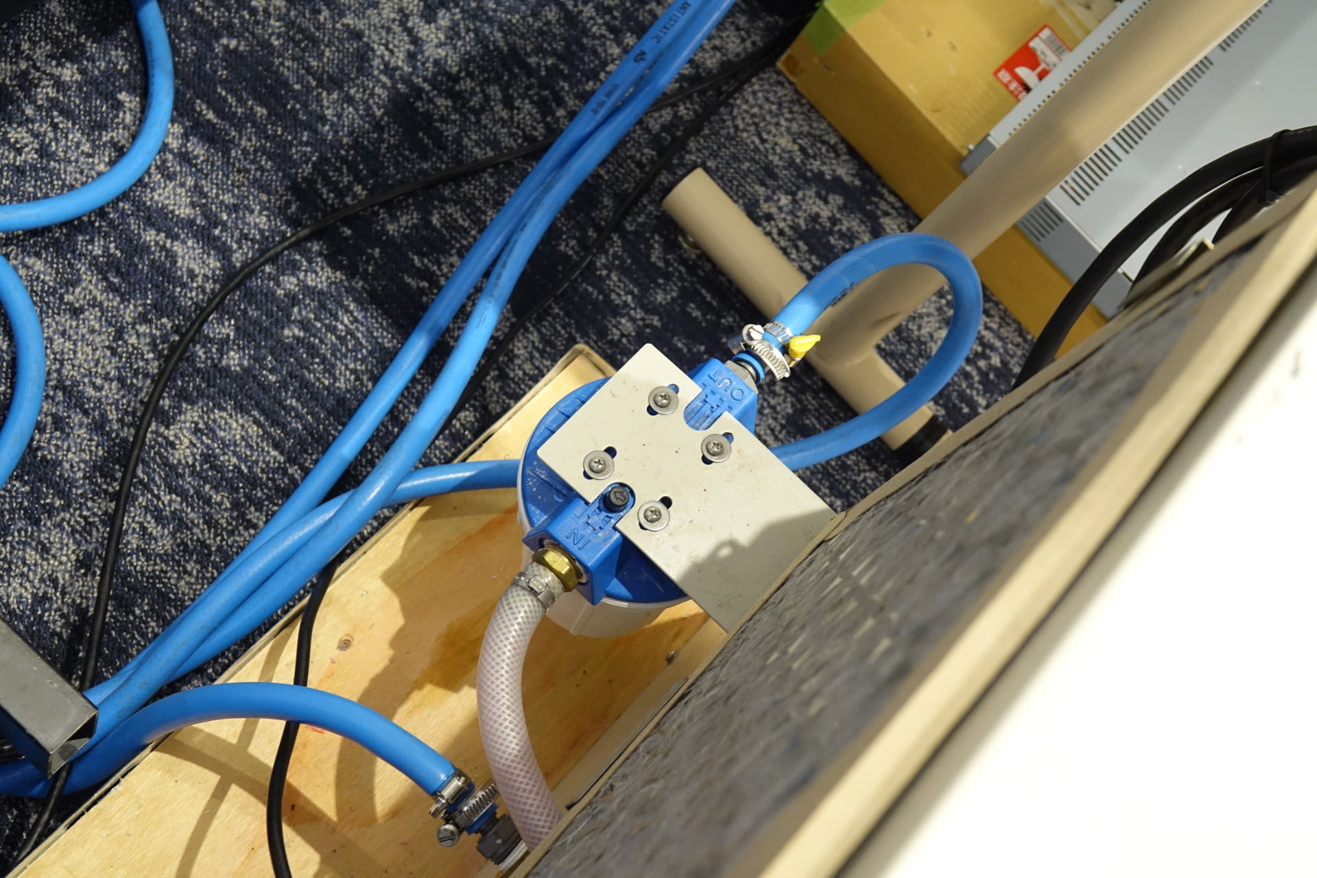 冷却水を流すホース