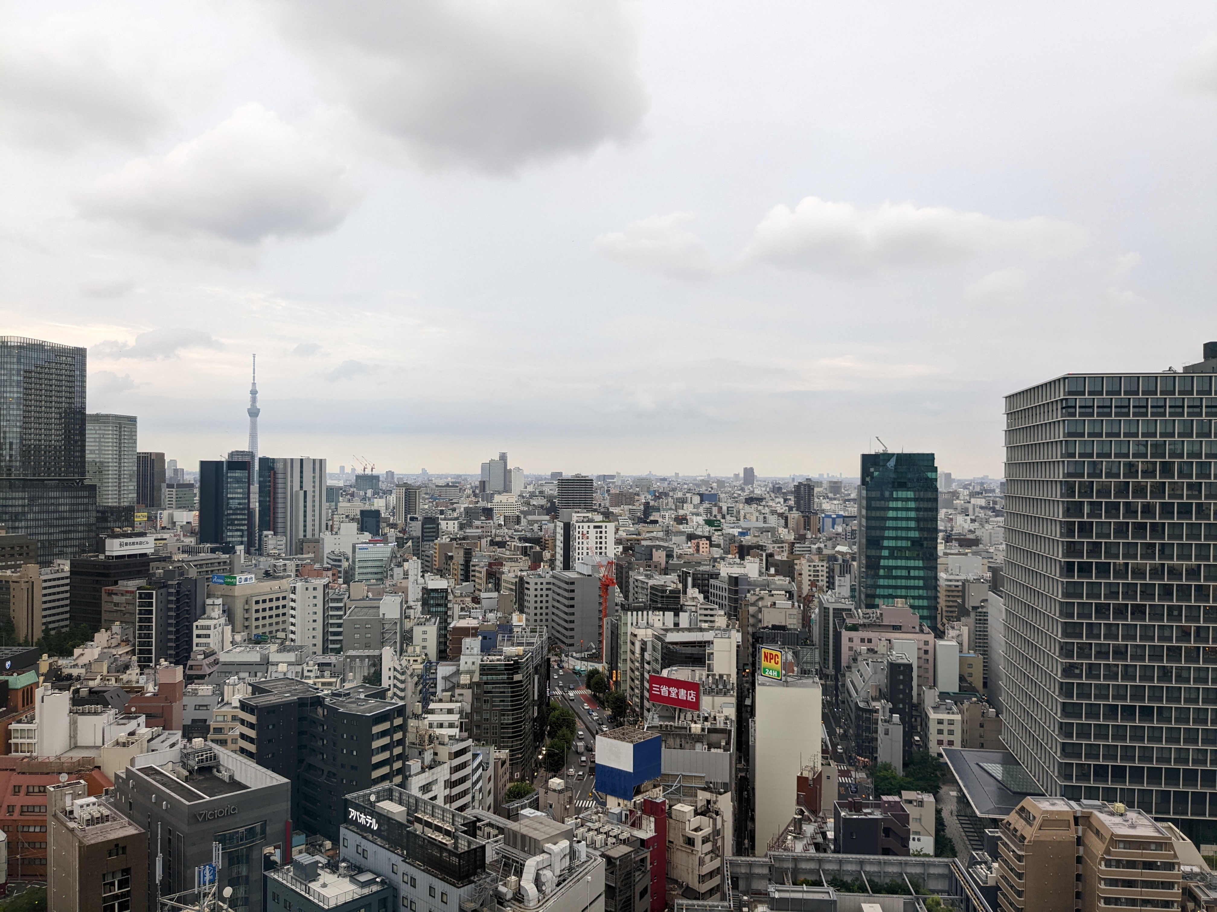 広角カメラで撮影