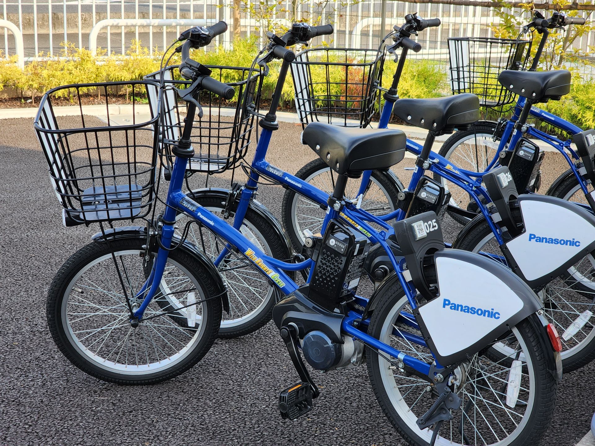 「ワイルドナイツサイクルシェアリング」の自転車