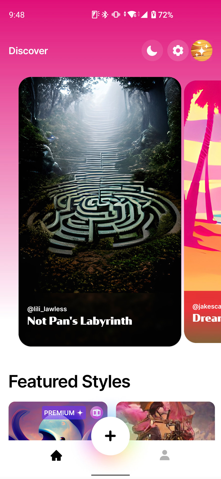 簡単にAIお絵描きが始められる「Dream by WOMBO」