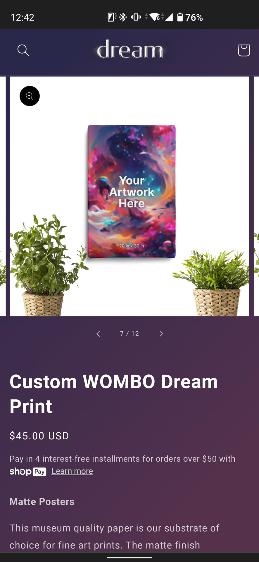 額縁付きの絵として購入し、部屋に飾るのもいいかも